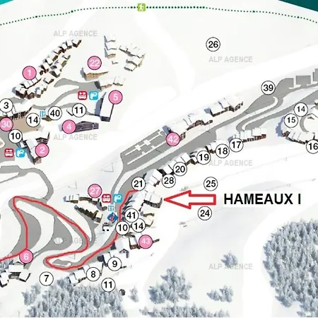 Résidence Les Hameaux I - 2 Pièces Pour 6 Personnes 064 Appartamento *